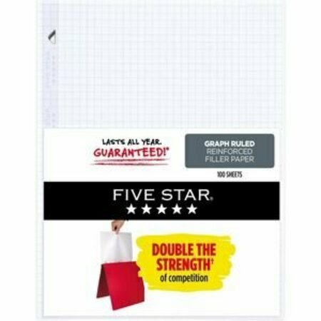 FIVE STAR Fillerpaper, Graph, App, 80Shts MEA170122